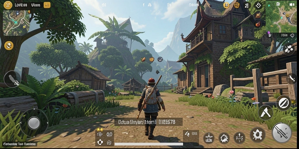 Gameplay LOVE678 menampilkan petualangan seru di dunia terbuka.