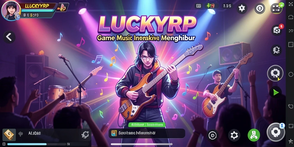 Tampilan gameplay menarik LUCKYRP dengan efek visual yang menakjubkan.