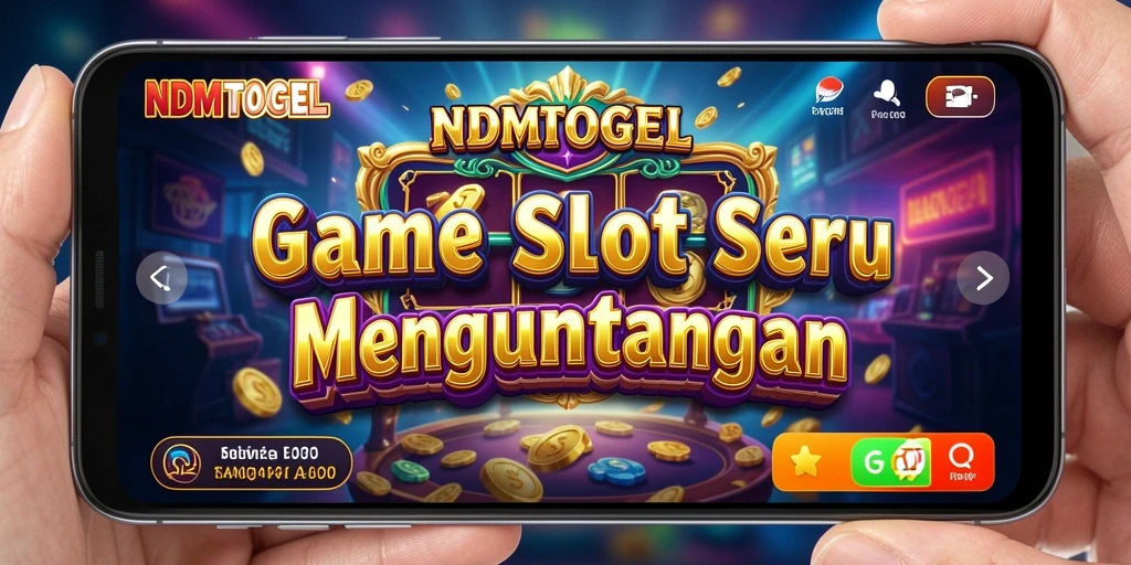 Screenshot utama NDMTOGEL menampilkan gameplay slot yang seru.