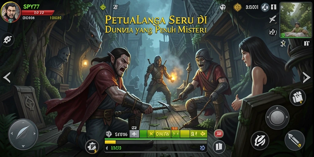 Tangkap momen seru dalam gameplay SPY77 saat menjalani petualangan.