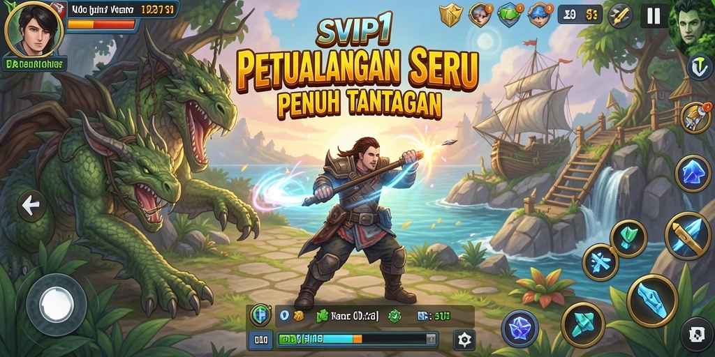 Tampilan gameplay SVIP1 yang mendebarkan dan penuh aksi.