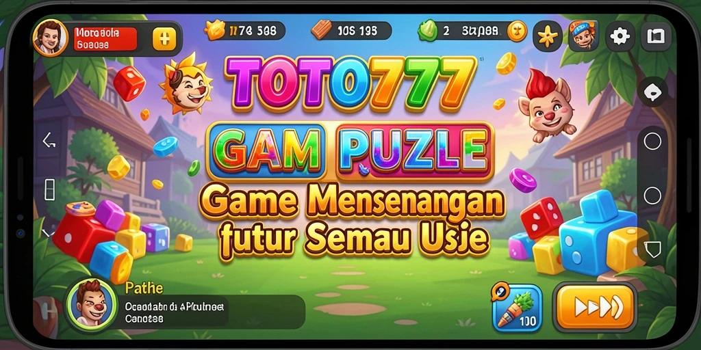 Screenshot TOTO777 menampilkan gameplay seru dan tantangan puzzle.