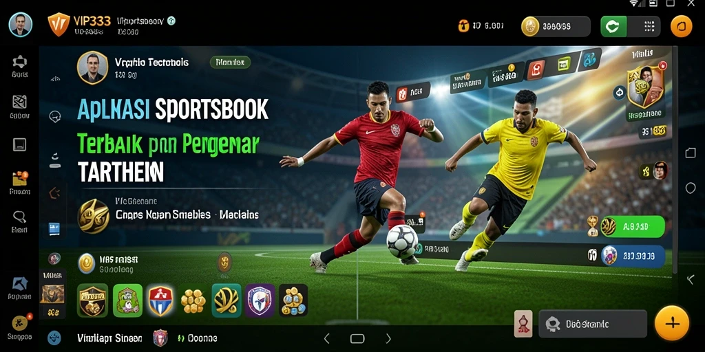 Tampilan gameplay menarik pada aplikasi Sportsbook VIP333.